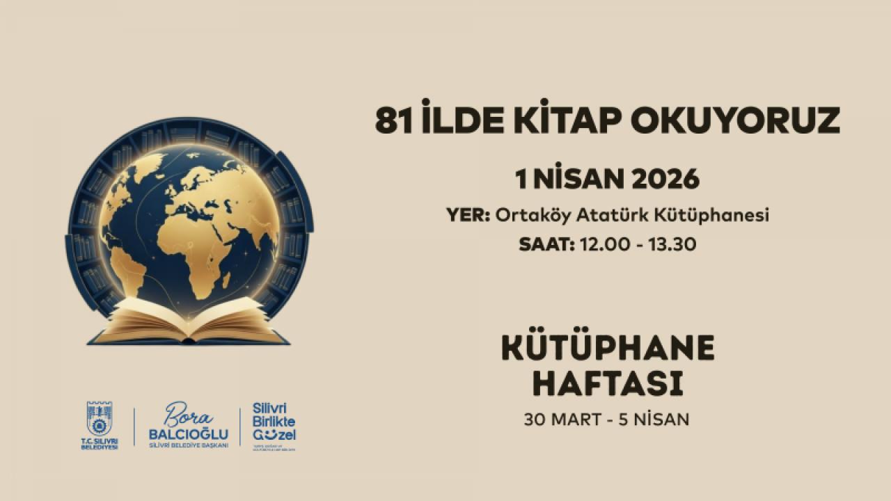81 ilde kitap okuyoruz etkinliği düzenlenecek