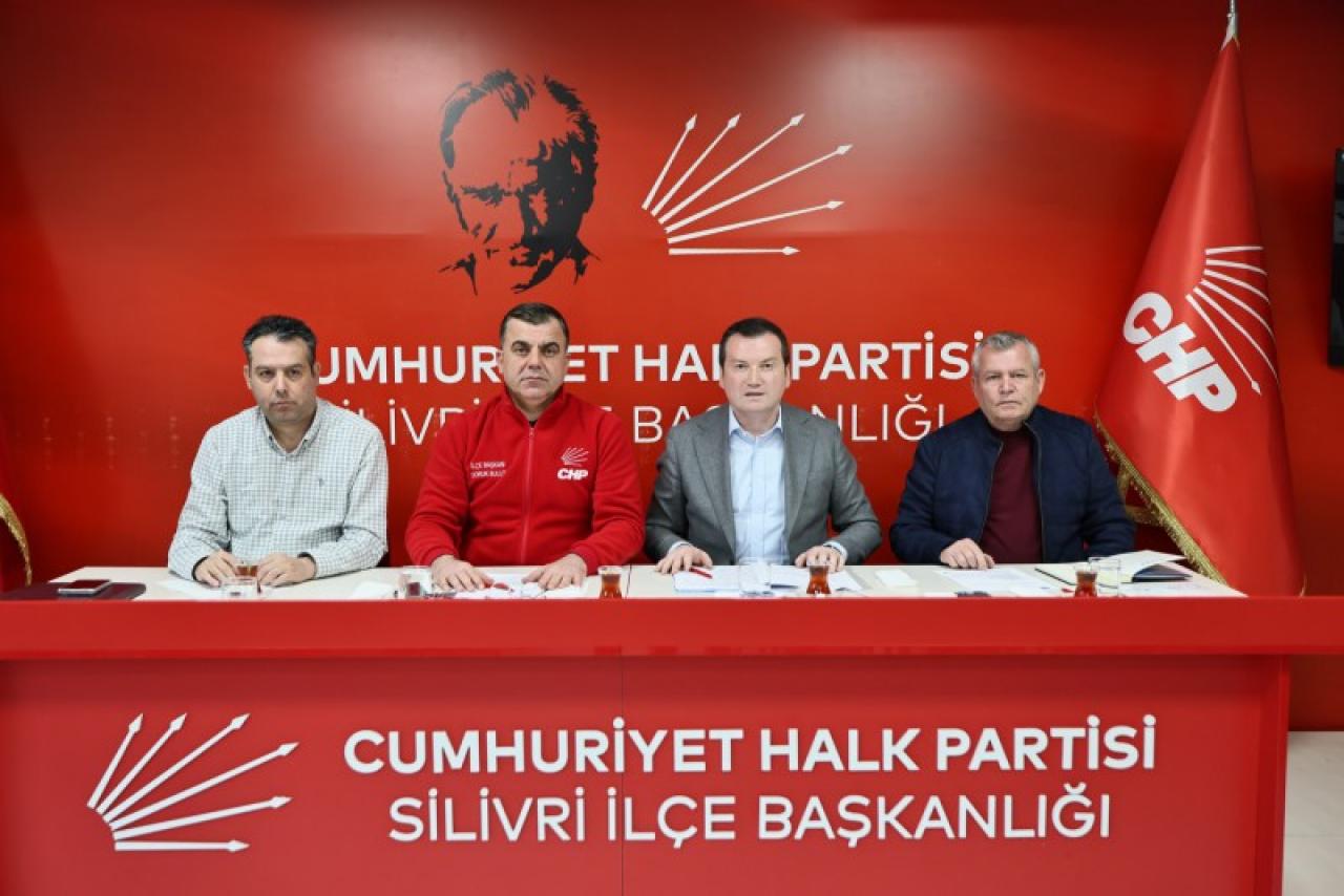 CHP Silivri İlçe Başkanlığı’nda Grup Toplantısı yapıldı