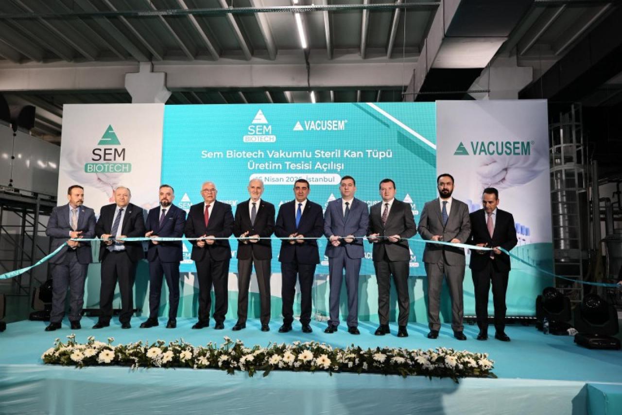 SEM Biotech Vakumlu Steril Kan Tüpü Üretim Tesisi’nin açılışı yapıldı
