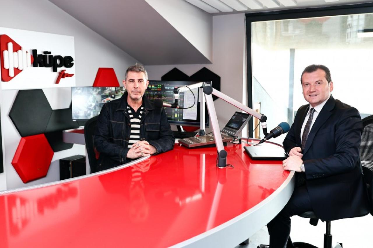 Başkan Balcıoğlu, Küpe FM’e konuk oldu