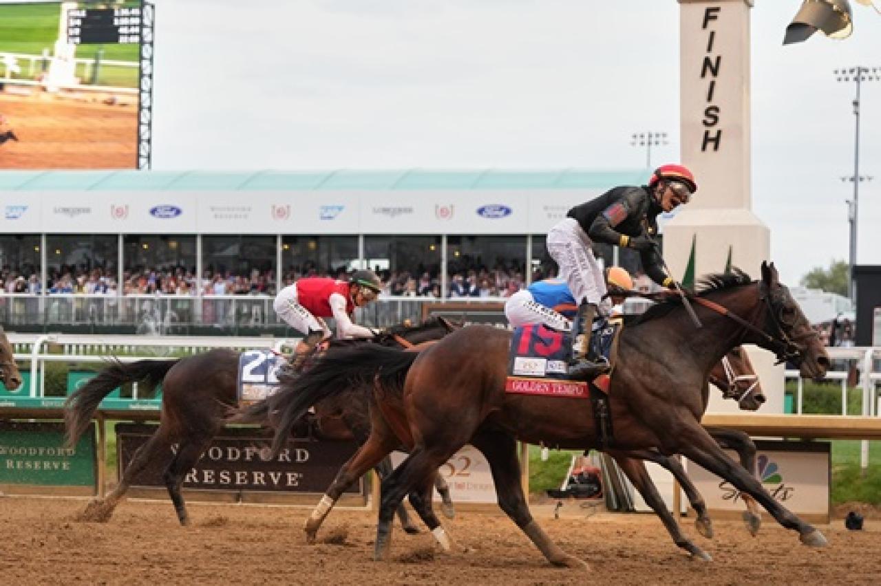 152. Kentucky Derby’de galibiyetin adı Golden Tempo oldu