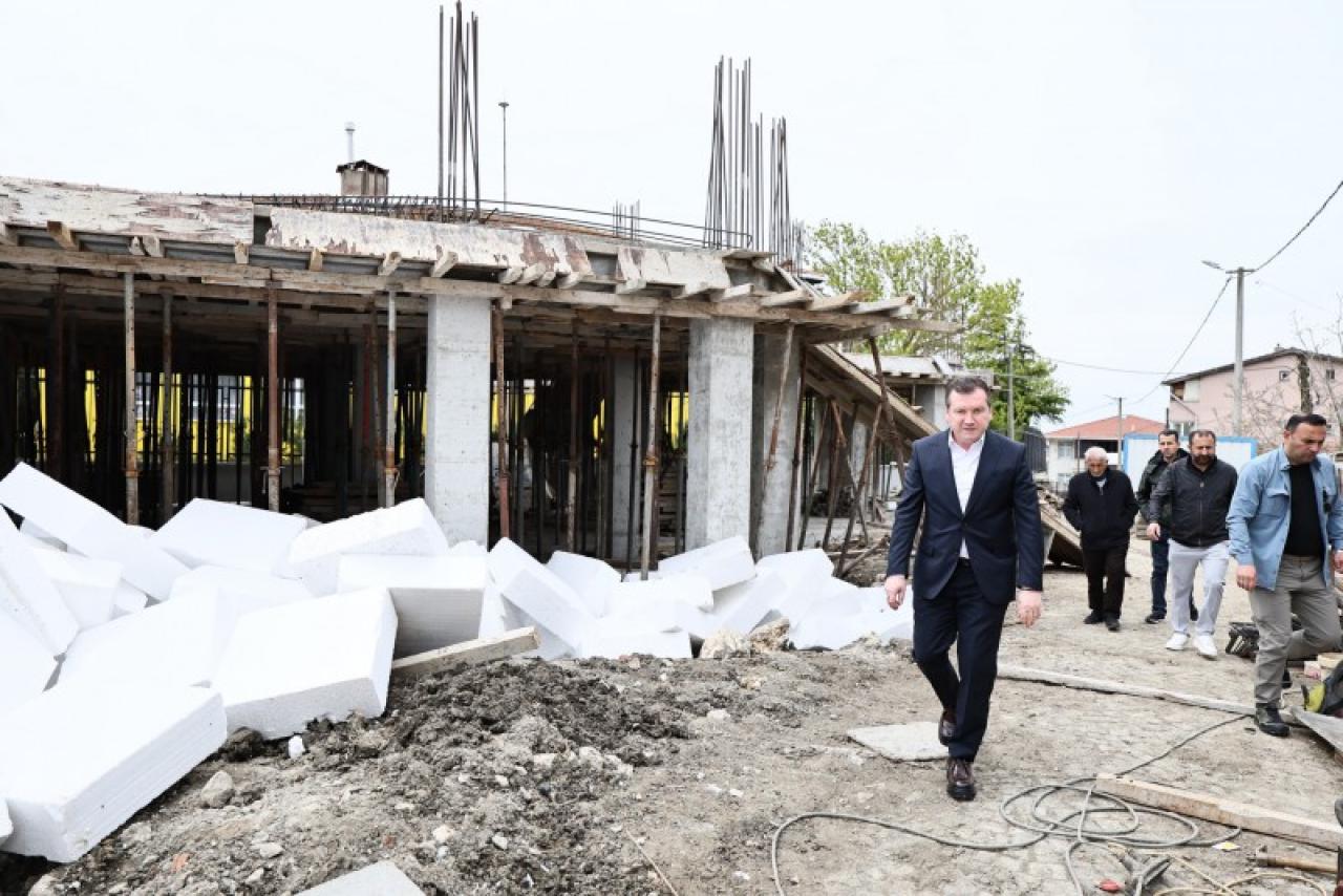 Başkan Balcıoğlu, Gazitepe Cami ve Köy Konağını ziyaret etti