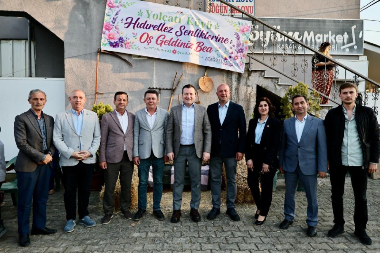 Başkan Balcıoğlu, Yolçatı’da Hıdırellez Şenliğine katıldı