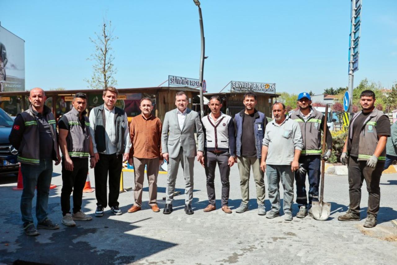 Başkan Balcıoğlu, Başkomutan Caddesi’nde inceleme yaptı