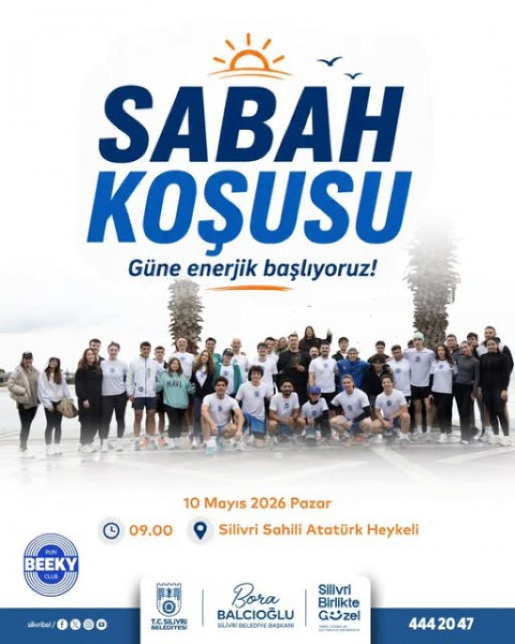 Silivri Belediyesi’nden sabah koşusu etkinliği