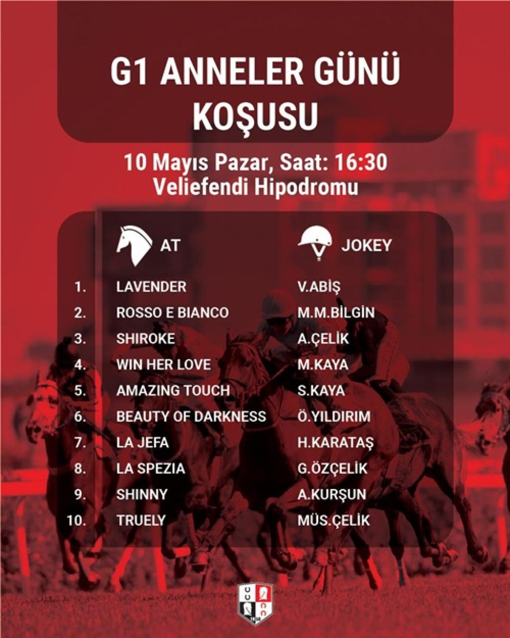Anneler Günü Koşusu Pazar günü koşulacak