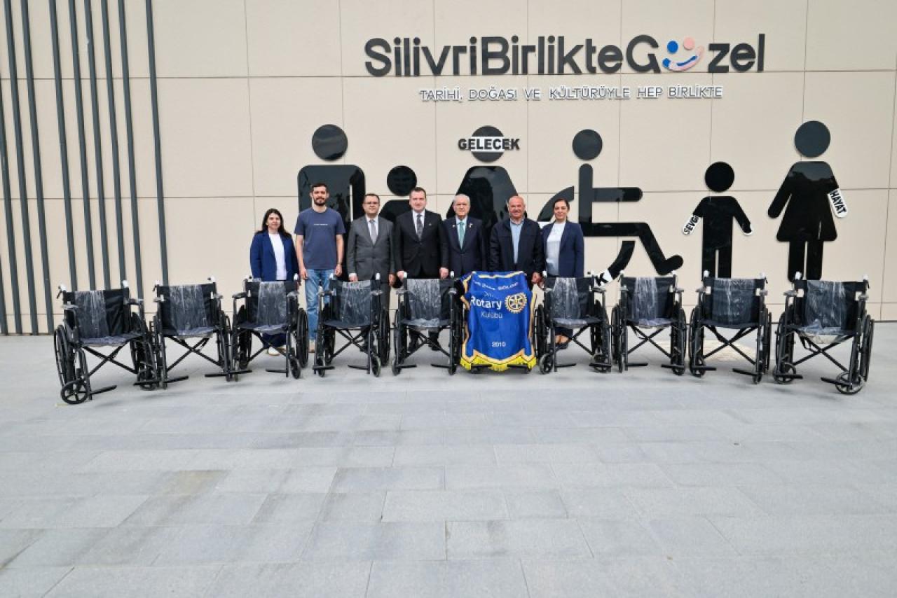 Engelli ve Yaşlı Koordinasyon Merkezine 10 adet manuel tekerlekli sandalye bağışlandı
