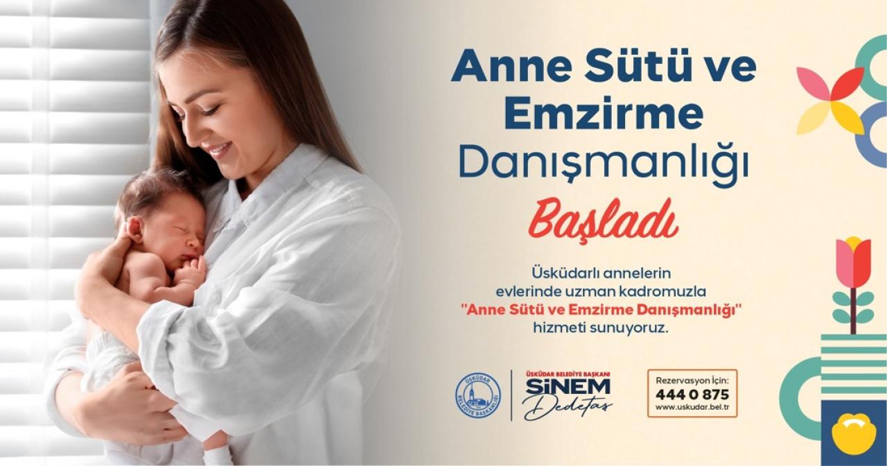 Üsküdar Belediyesi’nden Yeni Annelere Evde Destek: “Anne Sütü ve Emzirme Danışmanlığı” Hizmeti Başladı