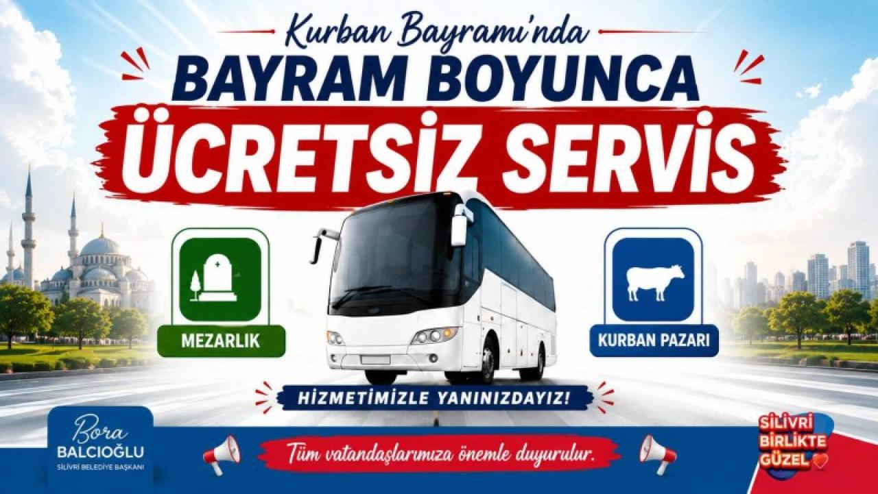 Silivri Belediyesi’nden bayram boyunca ring servisi hizmeti