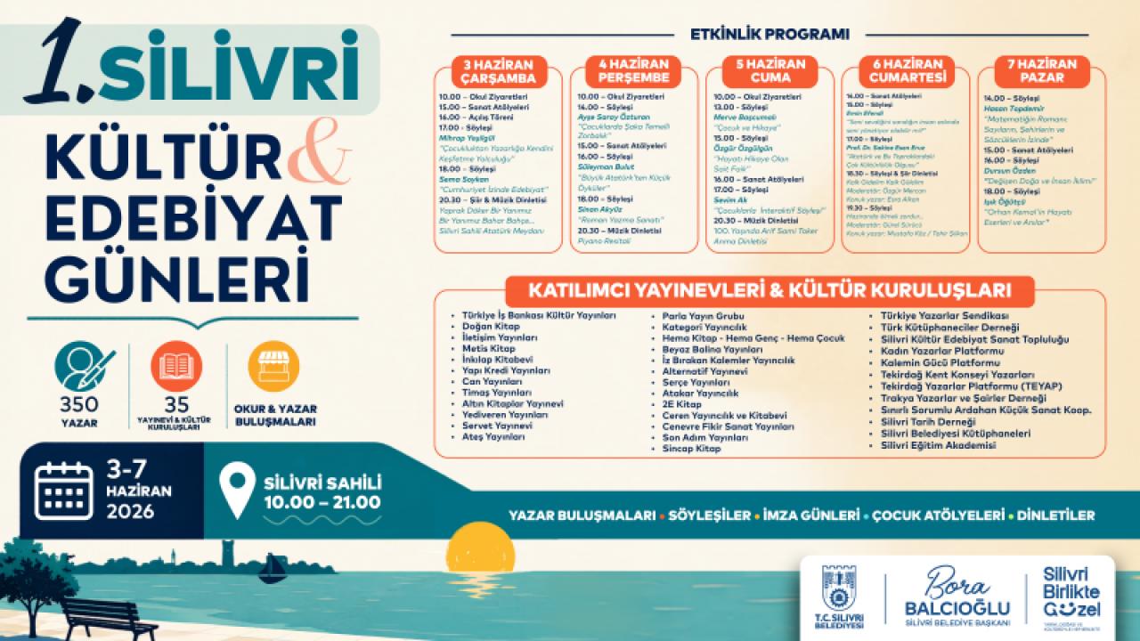 Silivri Belediyesi 1. Kültür ve Edebiyat Günleri başladı!