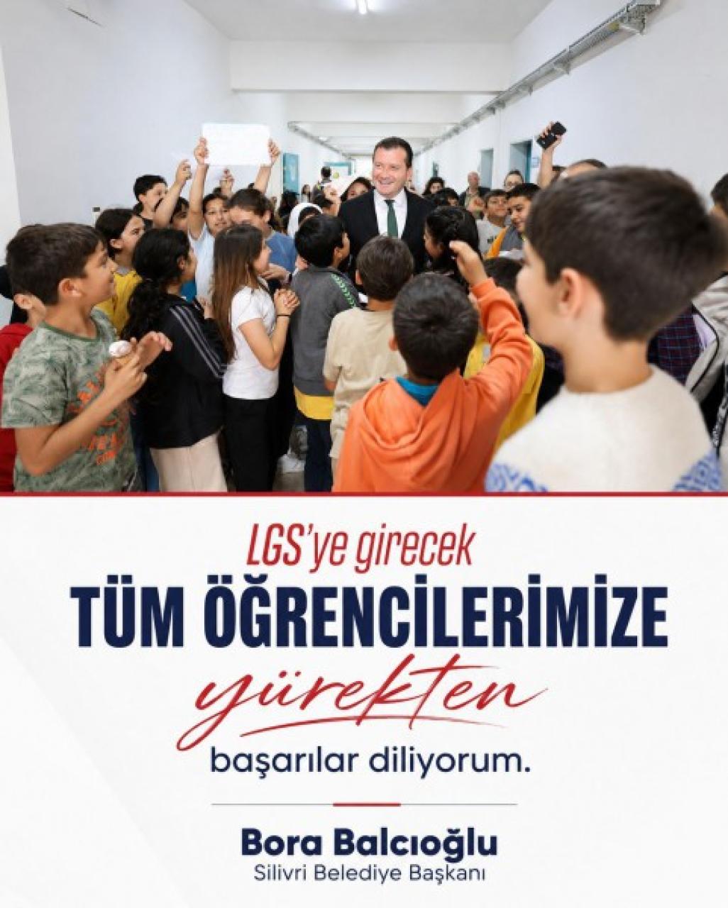 Başkan Balcıoğlu, LGS’ye girecek öğrencilere başarı diledi