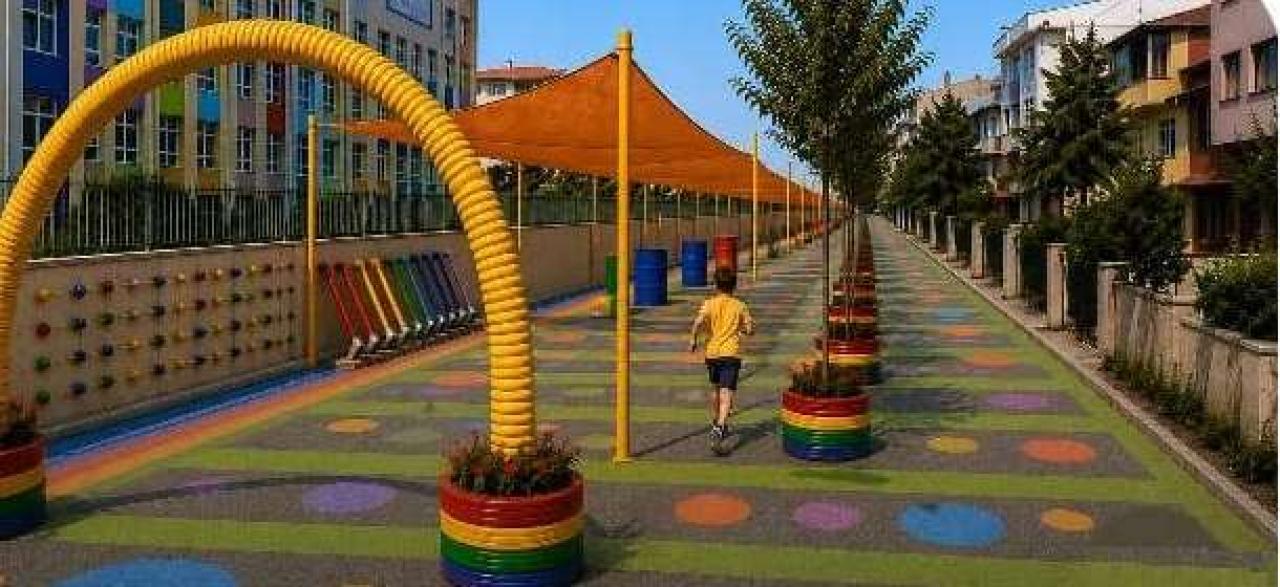 ATAŞEHİR’DE SOKAKLAR ÇOCUKLAR İÇİN DÖNÜŞÜYOR