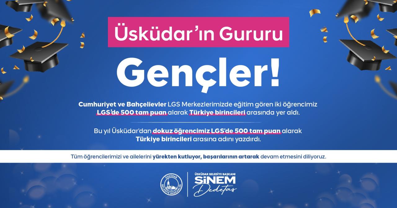 ÜSKÜDAR, LGS ‘DE BAŞARI GELENEĞİNİ SÜRDÜRDÜ