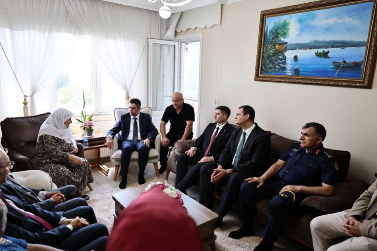 15 Temmuz Demokrasi ve Millî Birlik Günü'nde Şehit Ailesine Anlamlı Ziyaret