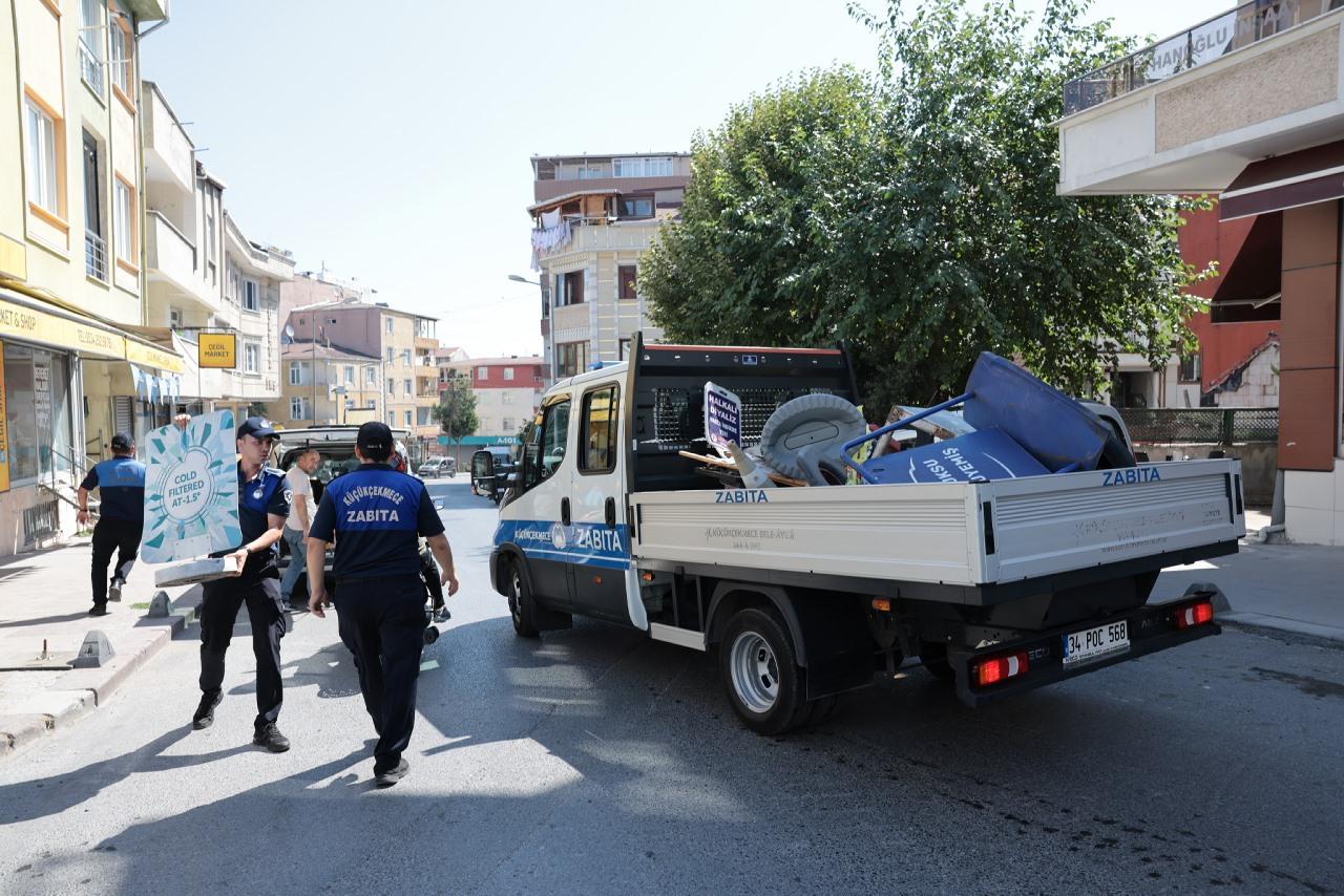 YAYA YOLUNU İŞGAL EDENLERE ZABITA DENETİMİ