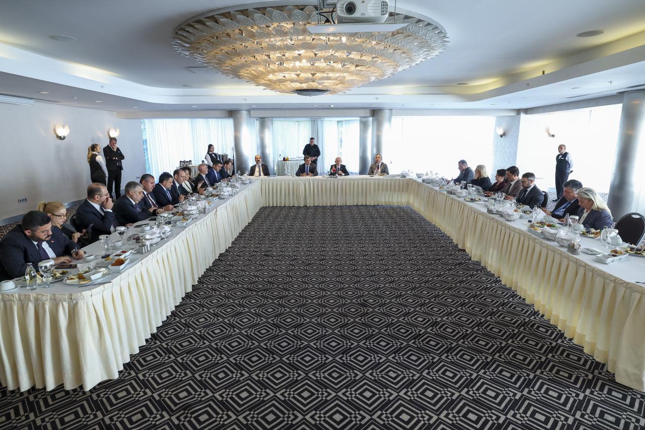 CHP Genel Başkanı Kemal Kılıçdaroğlu, Televizyonların Ankara Temsilcileriyle Bir Araya Geldi