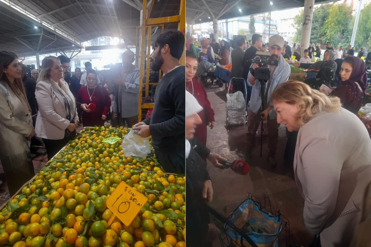 Ayten Gülsever'den Gaziantep'te Pazar Ziyareti