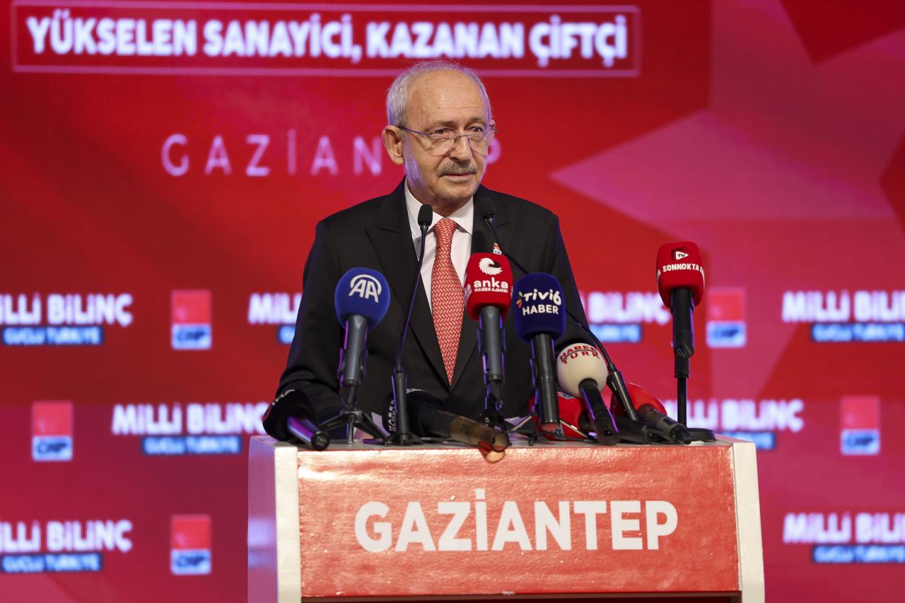 CHP Lideri Kemal Kılıçdaroğlu Gaziantep'te: 