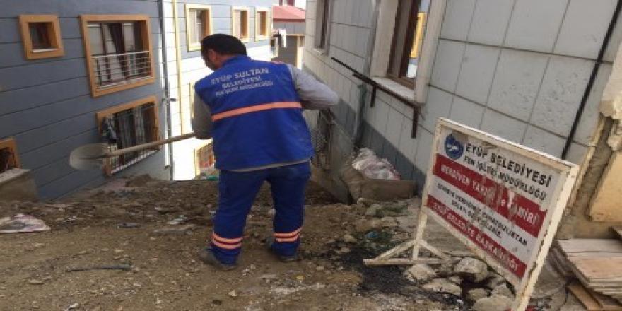 Eyüpsultan'da hizmet aralıksız sürüyor