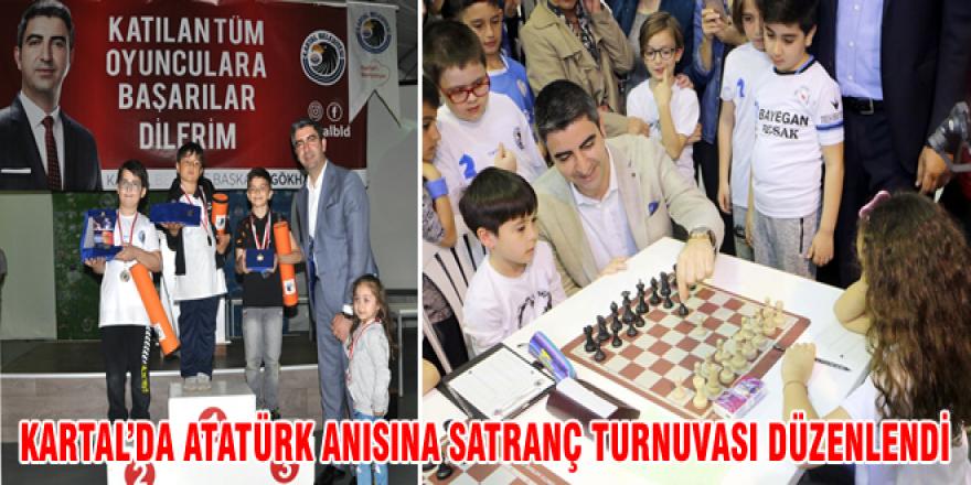 KARTAL’DA ATATÜRK ANISINA SATRANÇ TURNUVASI DÜZENLENDİ