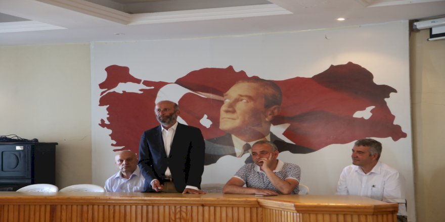 BAŞKAN ERDEM GÜL, PERSONELLE BAYRAMLAŞMA PROGRAMINDA KONUŞTU