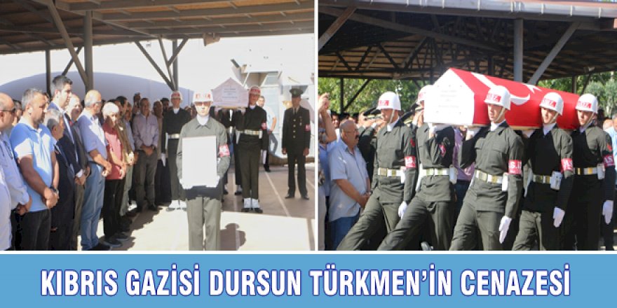 BAŞKAN GÖKHAN YÜKSEL, KIBRIS GAZİSİ DURSUN TÜRKMEN'İN CENAZESİNE KATILDI