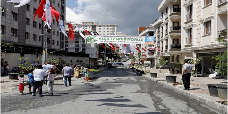 Sultangazi'de Sokaklar Ağaç Fideleriyle Buluşuyor