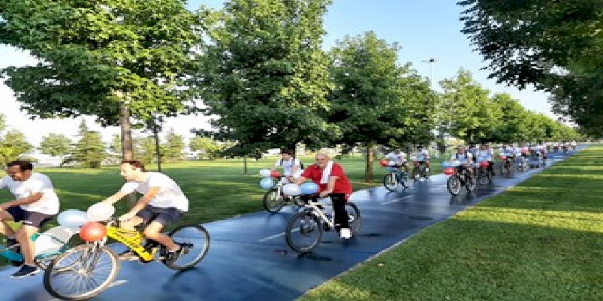 Karbon salınımına karşı pedal çevirdiler