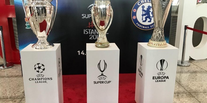 SÜPER KUPA, İSTANBUL HAVALİMANI’NA GETİRİLDİ