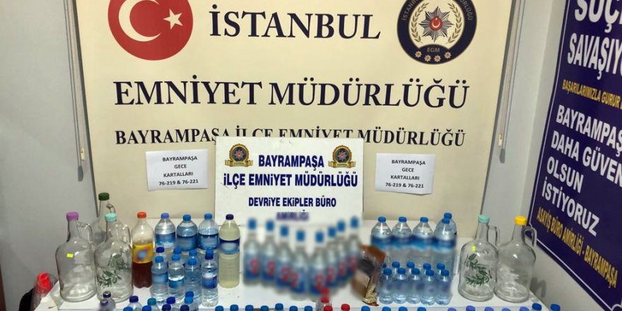 Minibüste Sahte Alkol İmalatı Yapan Şahısı Bekçiler Affetmedi