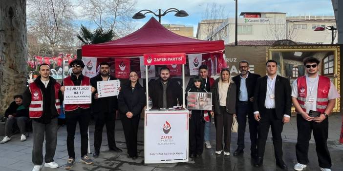 Zafer Partisi’nden Kağıthane’de deprem farkındalığı çalışması