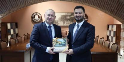 BAŞKONSOLOS KELLER’DEN BAŞKAN ÖZTEKİN’E ZİYARET