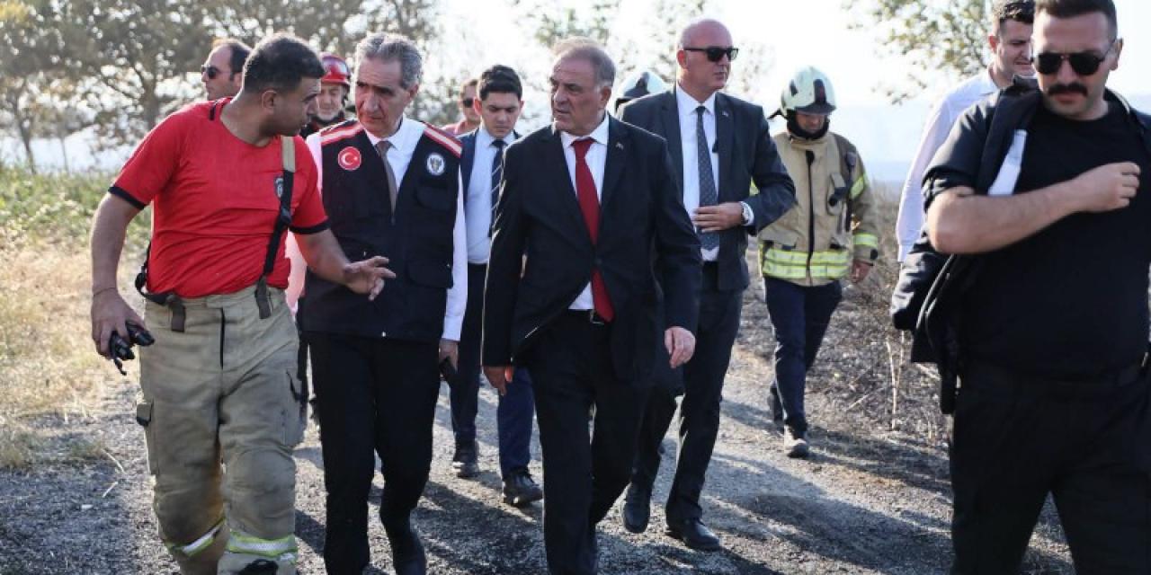 Silivri’de Yangınla Mücadele Sürüyor