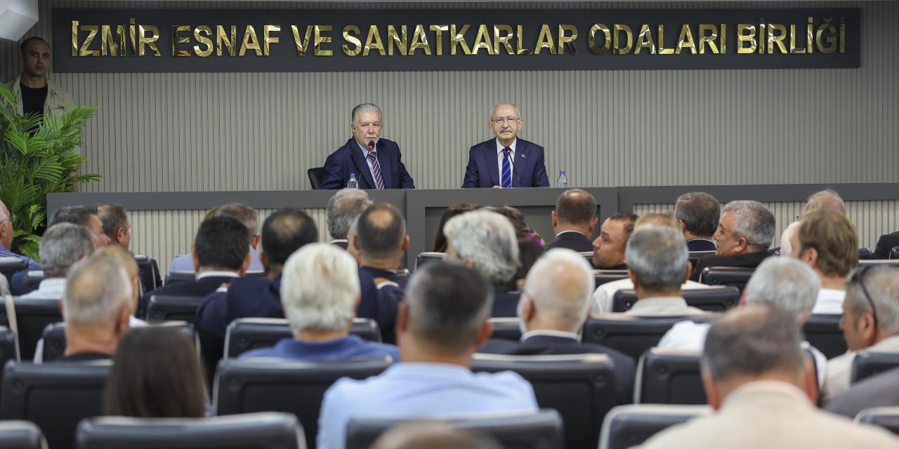 CHP Genel Başkanı Kemal Kılıçdaroğlu İzmir Esnaf Odaları Birliği’nde Konuştu: “Mutlaka Bir Esnaf Bakanlığı Kurulmalı”