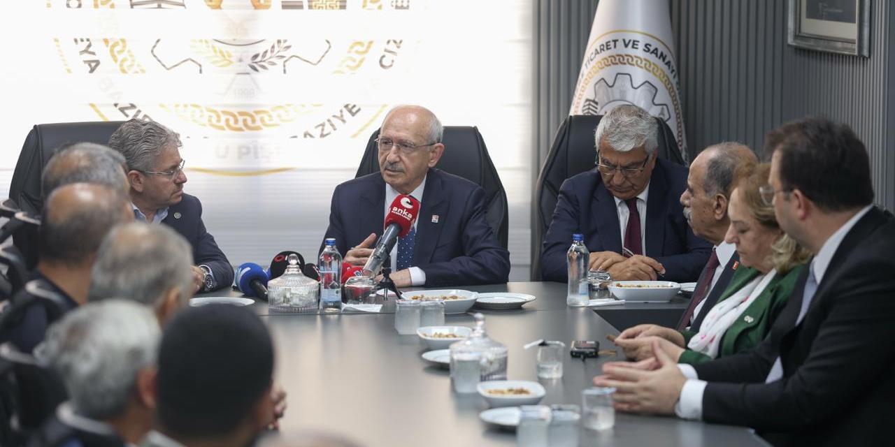 CHP Genel Başkanı Kemal Kılıçdaroğlu, Cizre Ticaret ve Sanayi Odasını Ziyaret Etti