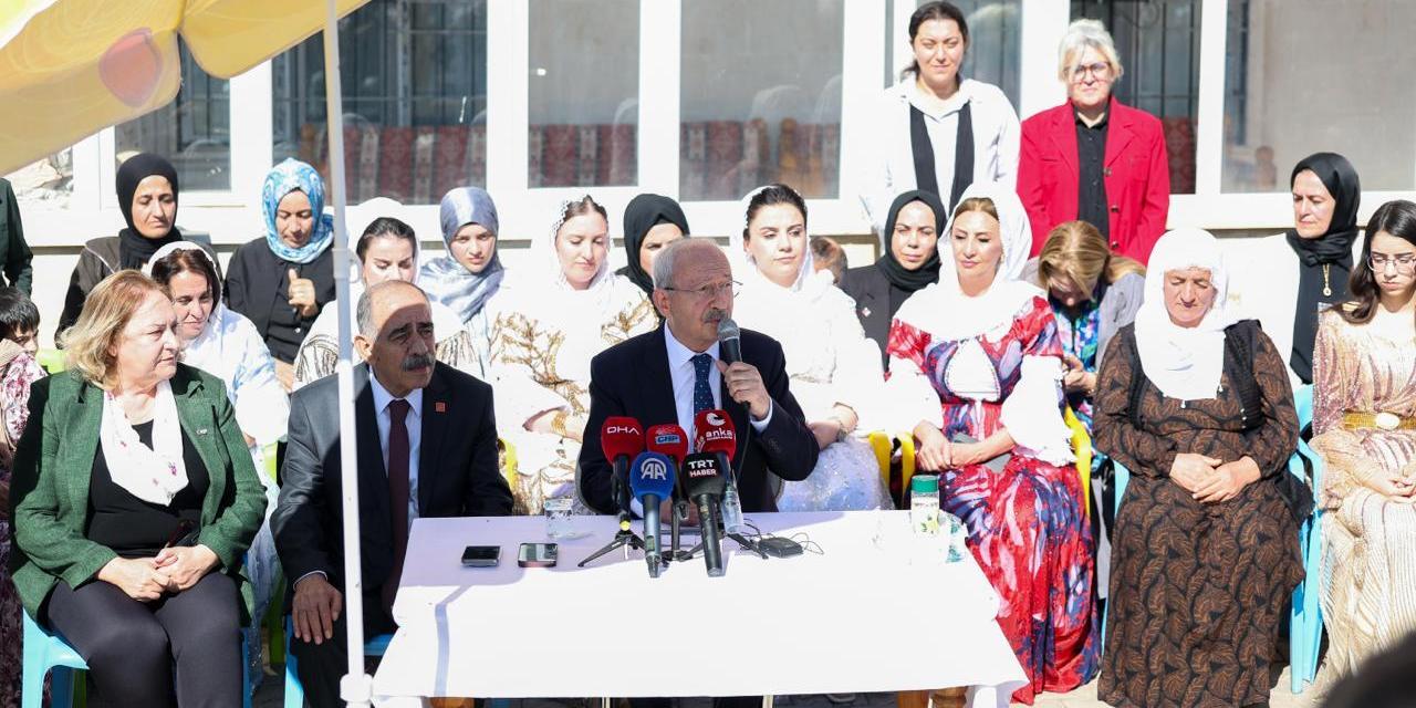 CHP Genel Başkanı Kemal Kılıçdaroğlu, Şırnak’ta Düzenlenen “Gökyüzü Sofrası” Programında Vatandaşlarla Bir Araya Geldi