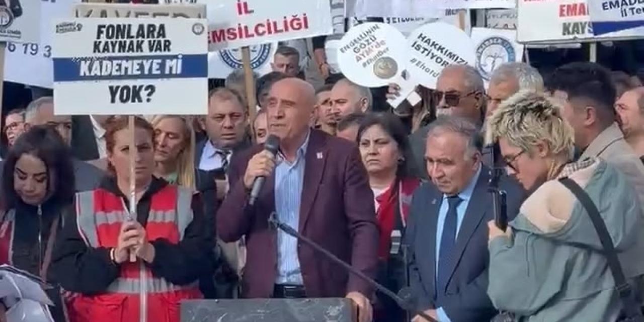 Yıldırım Kaya, Emeklilikte Adalet Derneğinin Ankara Ulus’ta Düzenlediği “Kademeli Emeklilik” Basın Açıklamasına Katıldı
