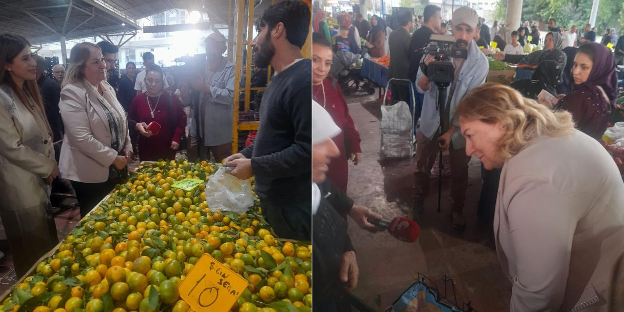Ayten Gülsever'den Gaziantep'te Pazar Ziyareti