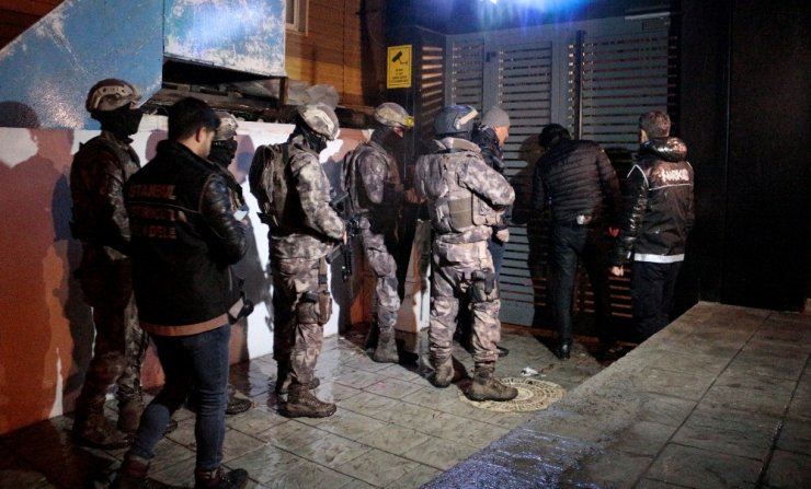 İstanbul’da uyuşturucu tacirlerine narkotik operasyonu