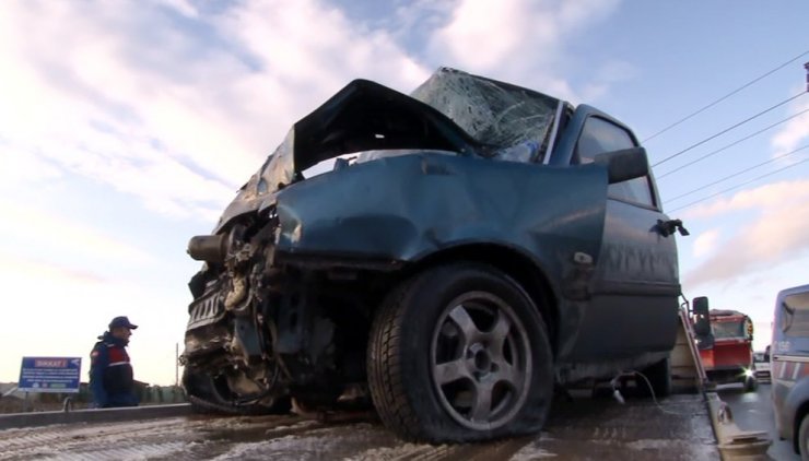 Arnavutköy’de trafik kazası