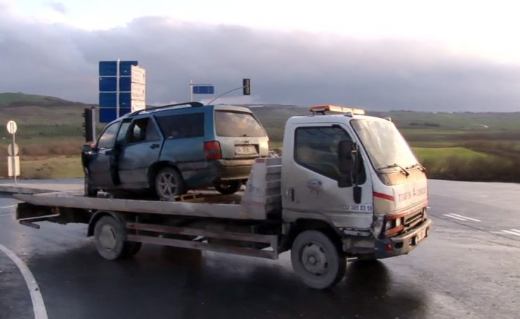 Arnavutköy’de trafik kazası