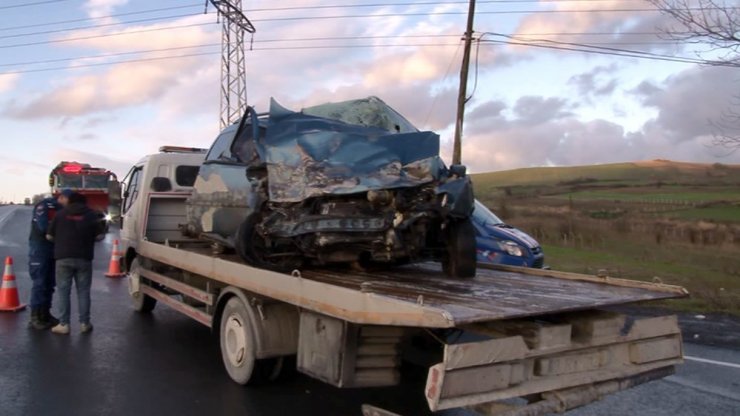 Arnavutköy’de trafik kazası