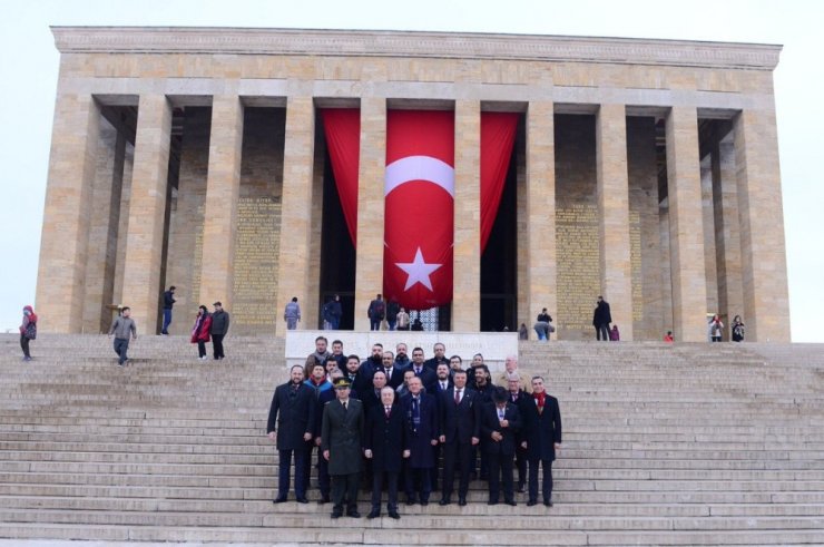 Galatasaray Kulübü’nden Anıtkabir’e ziyaret