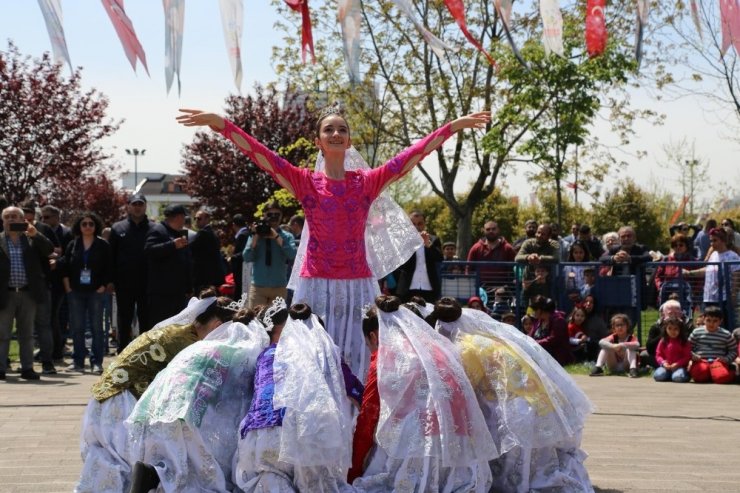 Ataşehir’de Çinli çocukların 23 Nisan coşkusu