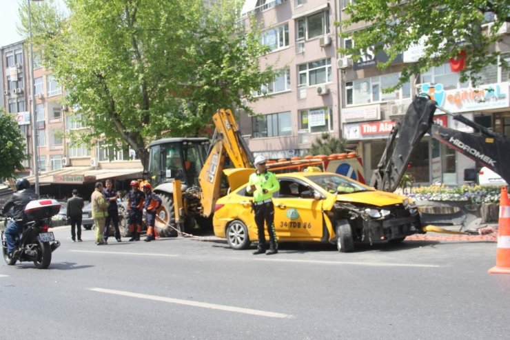 Beşiktaş’ta zincirleme kaza:1 yaralı