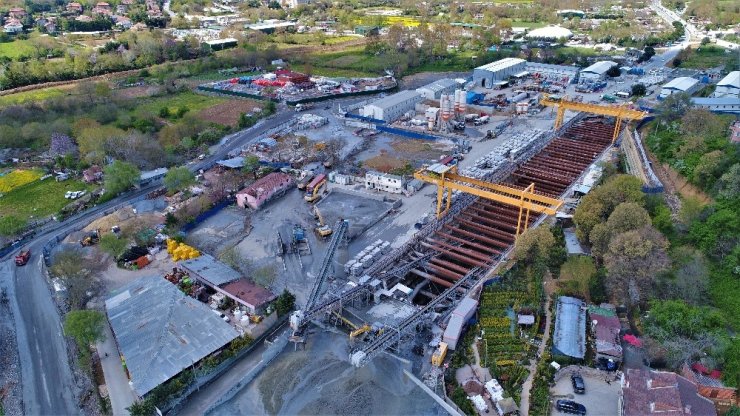 İstanbul Havalimanı metro hattı hızla ilerliyor