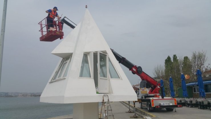 Büyükçekmece sahilleri yaz mevsimine hazırlanıyor