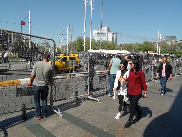 Taksim’de 1 Mayıs önlemleri