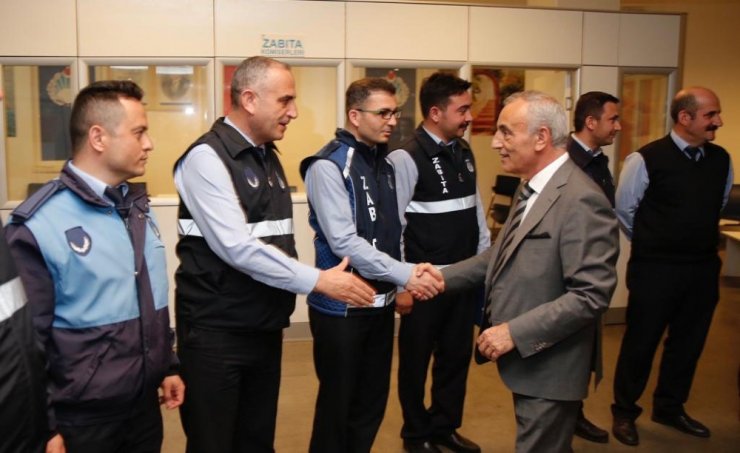 Başkan Çebi’den personele 1 Mayıs ziyareti