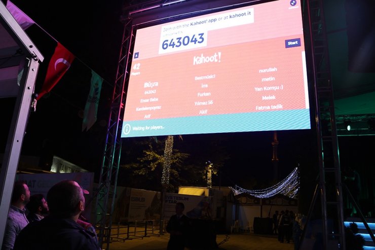 Dörtyol’da her akşam bilgi yarışması